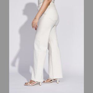 Cream Abercrombie & Fitch The 90s Relaxed Jean High Rise 24/00